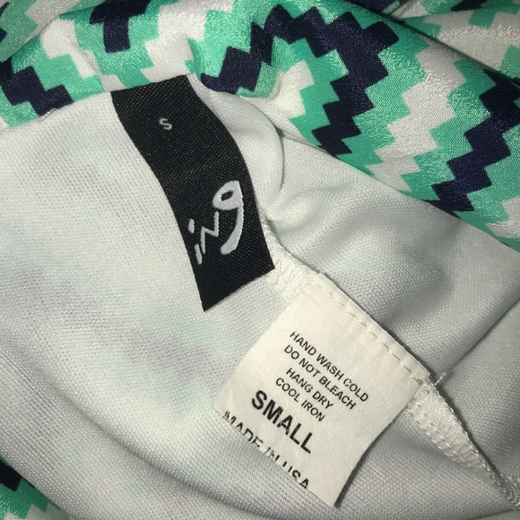 flowy formal ing chevron print pants - Picture 2 of 3